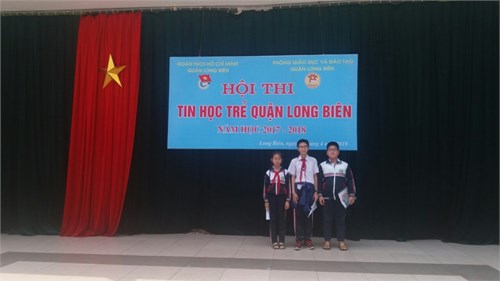 Hội Thi Tin Học Trẻ Quận Long Biên